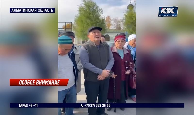 Талгарские пенсионеры вышли с заявлением, что в их городе нет бандитизма 