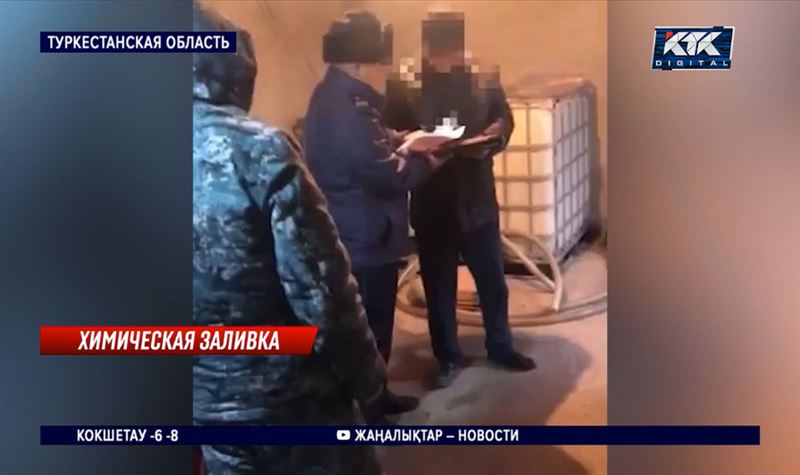 Поддельный алкоголь изготавливал у себя дома житель Туркестанской области 