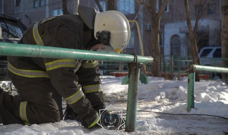 МЧС массово демонтирует заграждения во дворах Павлодара