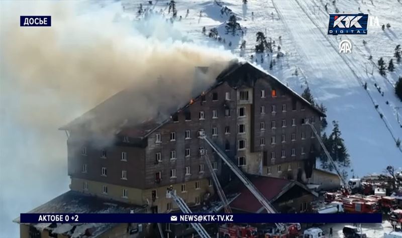 Пожар в турецкой Аланье: люди оказались заблокированы на верхних этажах