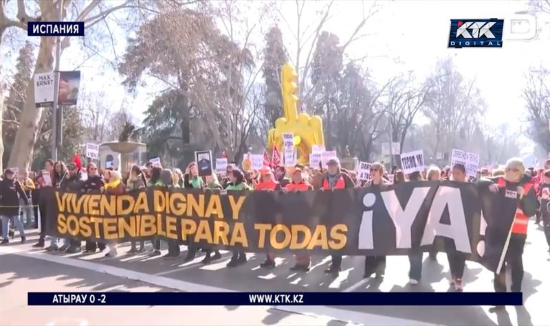 60 тысяч испанцев вышли на акцию протеста