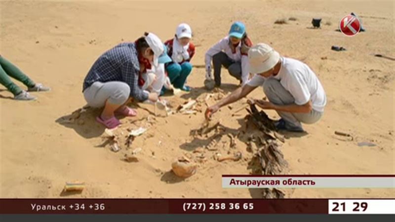 Тысячелетнего воина-огуза нашли атырауские студенты