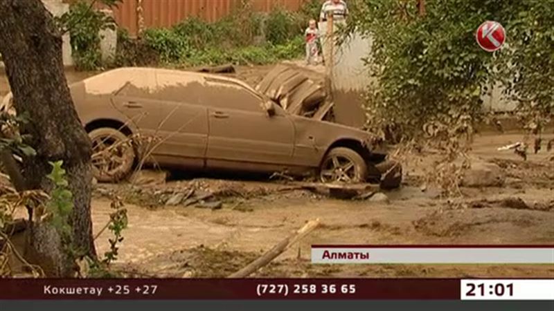 Мощный сель залил сразу несколько поселков в пригороде Алматы