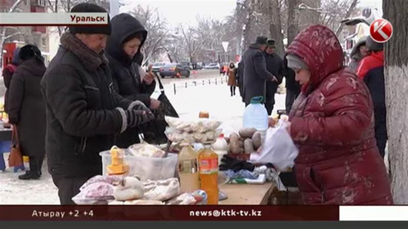 В Уральске легальные предприниматели вдруг превратились в стихийных торговцев