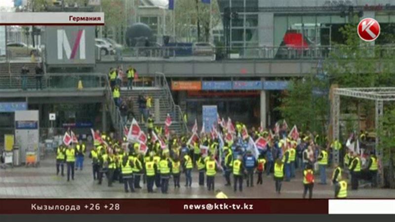 В Германии бастуют сотрудники аэропортов