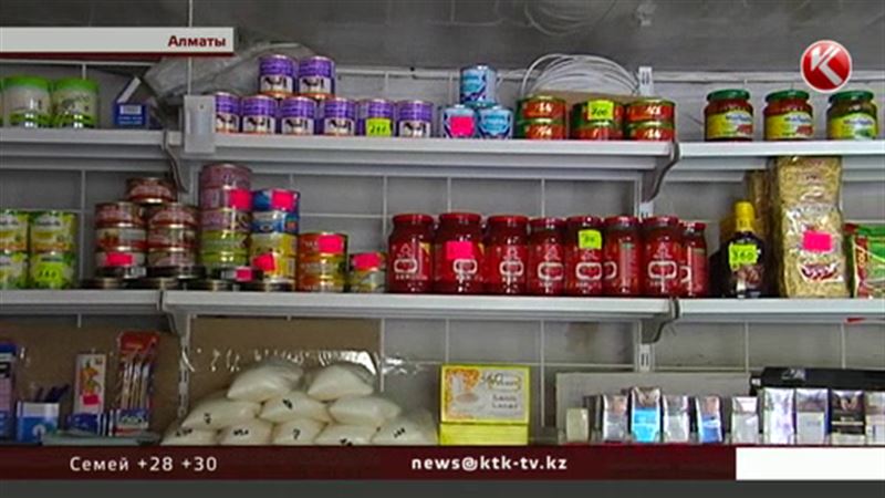 В алматинском микрорайоне на исходе продукты питания