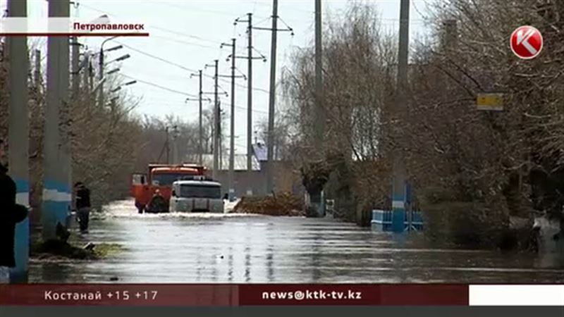 Несколько десятков лет Петропавловск не переживал такого сильного паводка