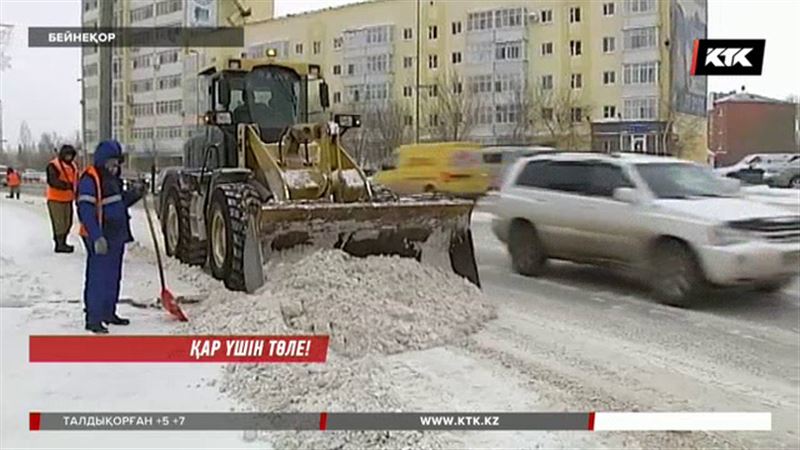 Астанада қар таситын көлік жүргізушілері шу шығарды