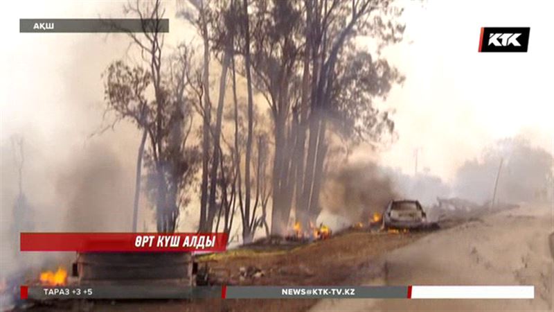 Америкадағы орман өрті мыңдаған адамның өміріне қауіп төндіріп тұр