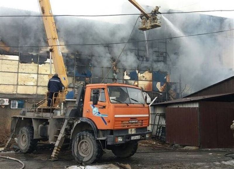 Оглашены последствия пожара в торговом центре в Талдыкоргане