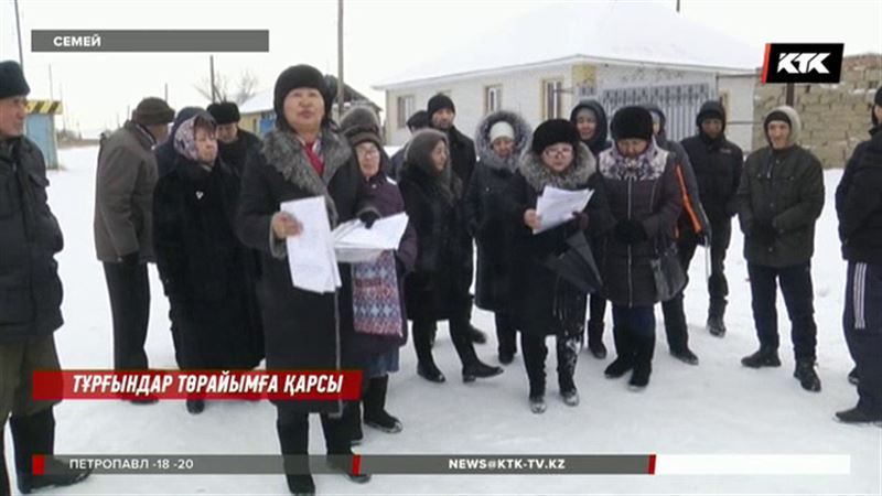 Семейде саяжай тұрғындары кооператив төрайымын қызметінен кетіре алмай әлек