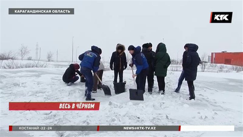  Причину чёрного снега в Темиртау назвали экологи