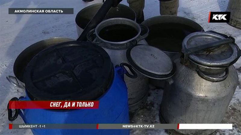 Акмолинское село осталось без воды – перемерзли трубы