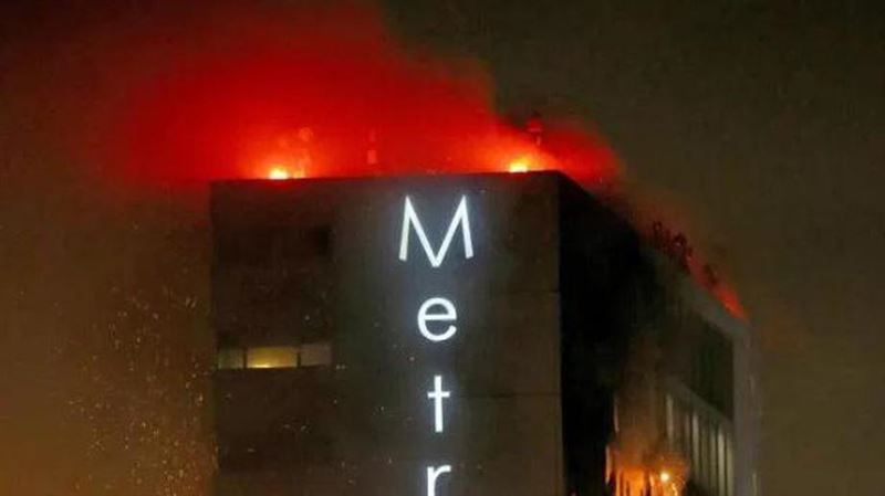 В Дублине горят несколько этажей гостиницы Metro Hotel