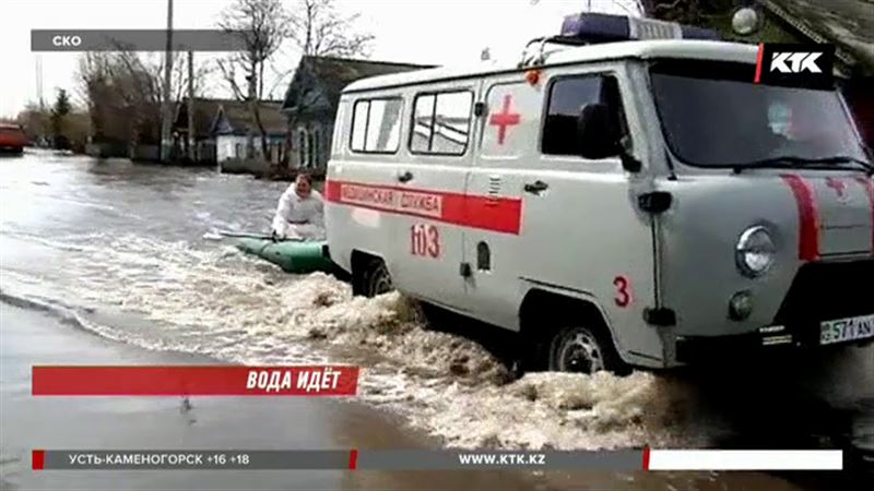 Вода приближается к Петропавловску