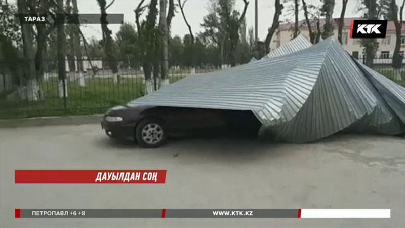 ​Желден жүректері шайлыққан жамбылдықтардың долы дауыл зәресін алды