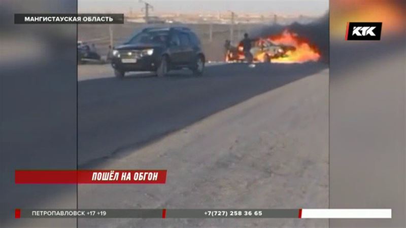 Пятеро детей пострадали в лобовом столкновении на мангистауской трассе