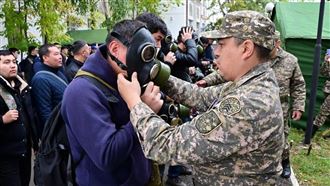 В Астане начались военные сборы: участие приняли офицеры и солдаты запаса