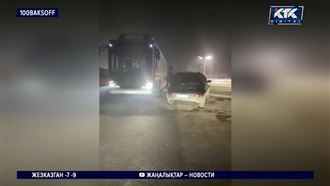 В Алматы пьяный мужчина угнал автобус